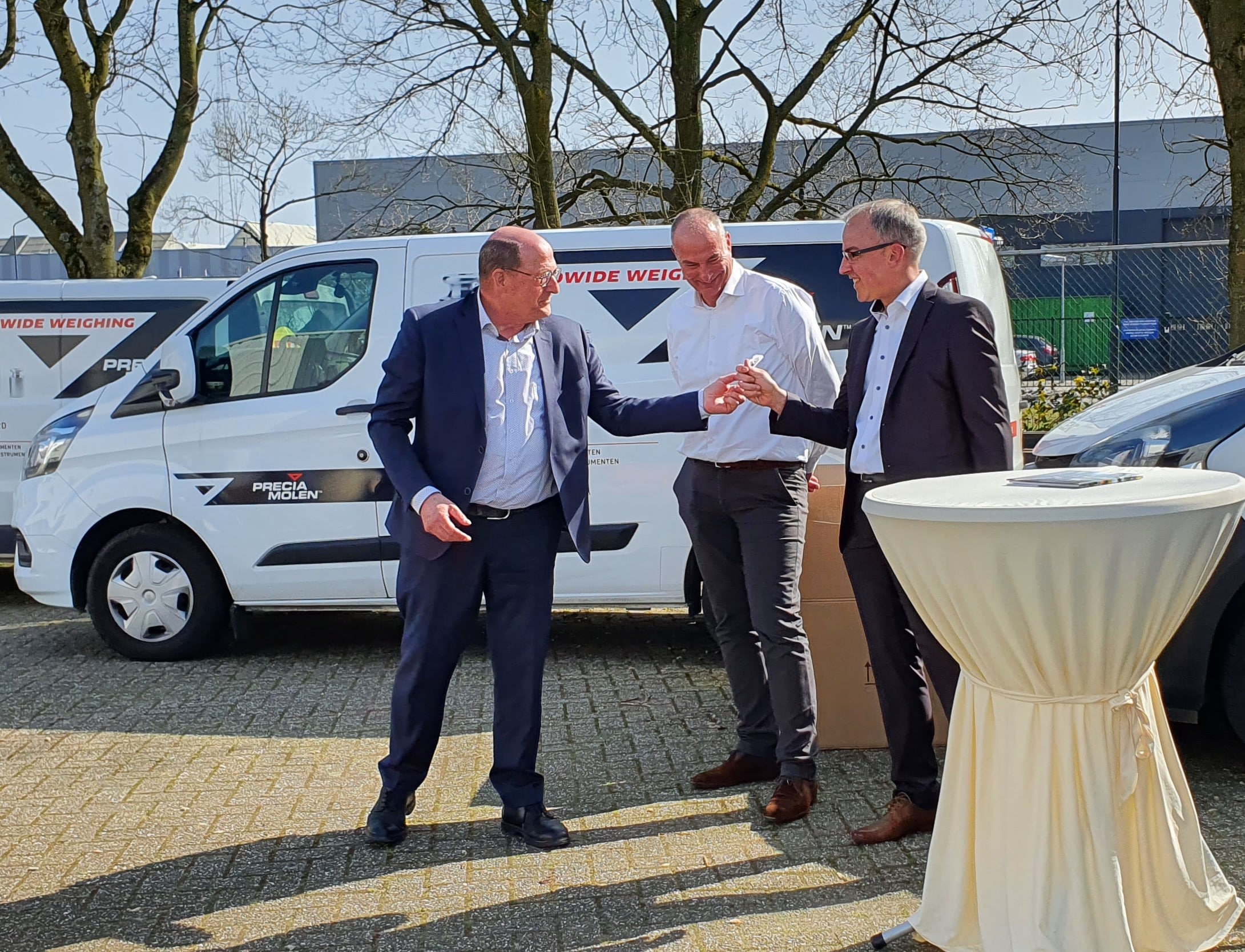 sleuteloverdracht managing director Precia Molen